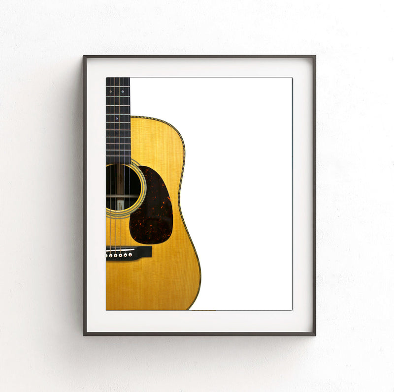 Martin guitar print