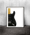 stratocaster body digital print