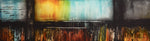 Large 72" original abstract painting contemporary artwork design Sky Whitman