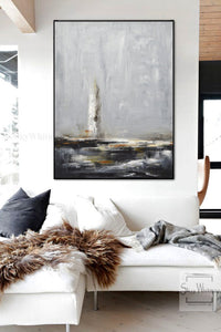lighthouse seascape modern painting