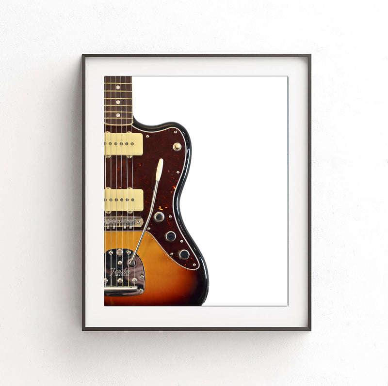 Fender Jazzmaster ultra sunburst print