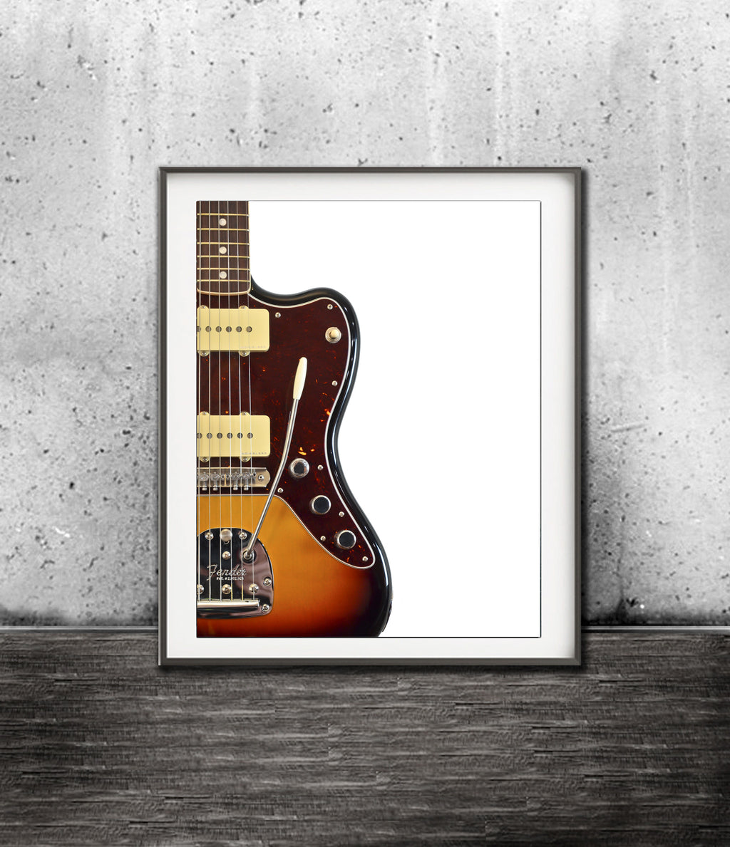 Fender Jazzmaster ultra sunburst print