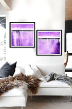 purple prints downloadable art printable painting artwork