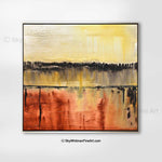 "MORE" Amber, Clay Diepte Kleur Abstract Painting