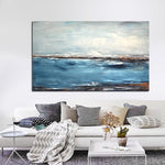 horizon art landscape silver 