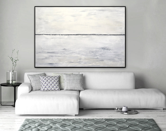 "Indecision" Large 40 x 60 Landscape Abstract Painting