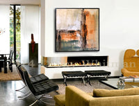 "Endless Endings" Framed Abstract Painting