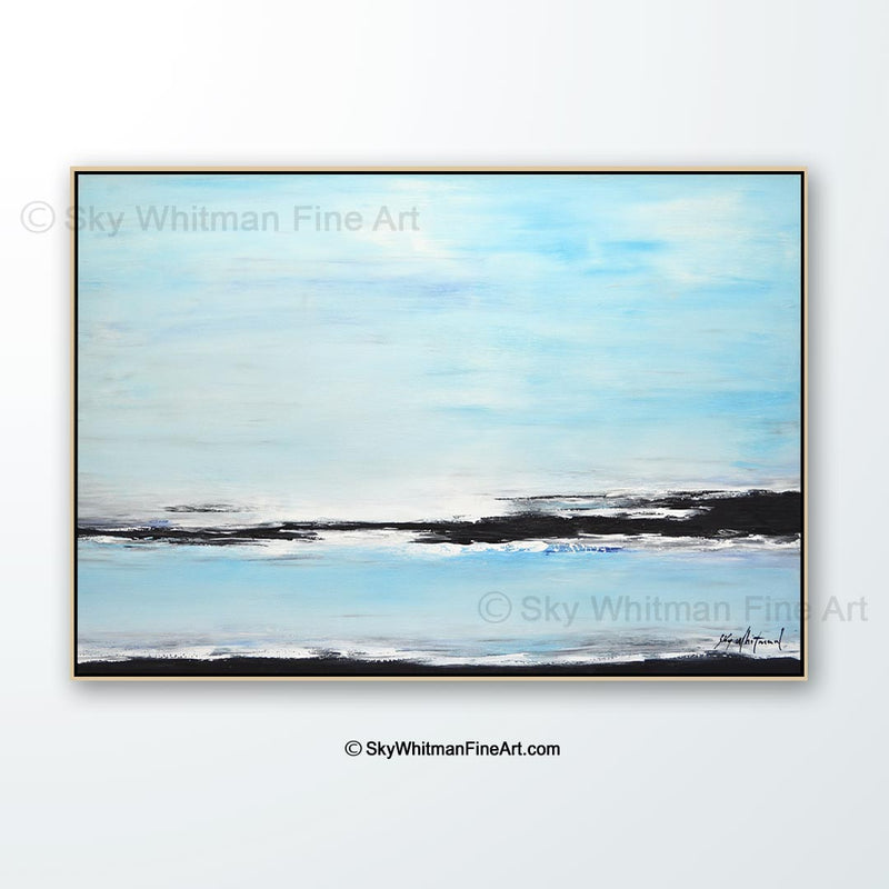 "Timeless Waters" Original Seascape Abstract Painting
