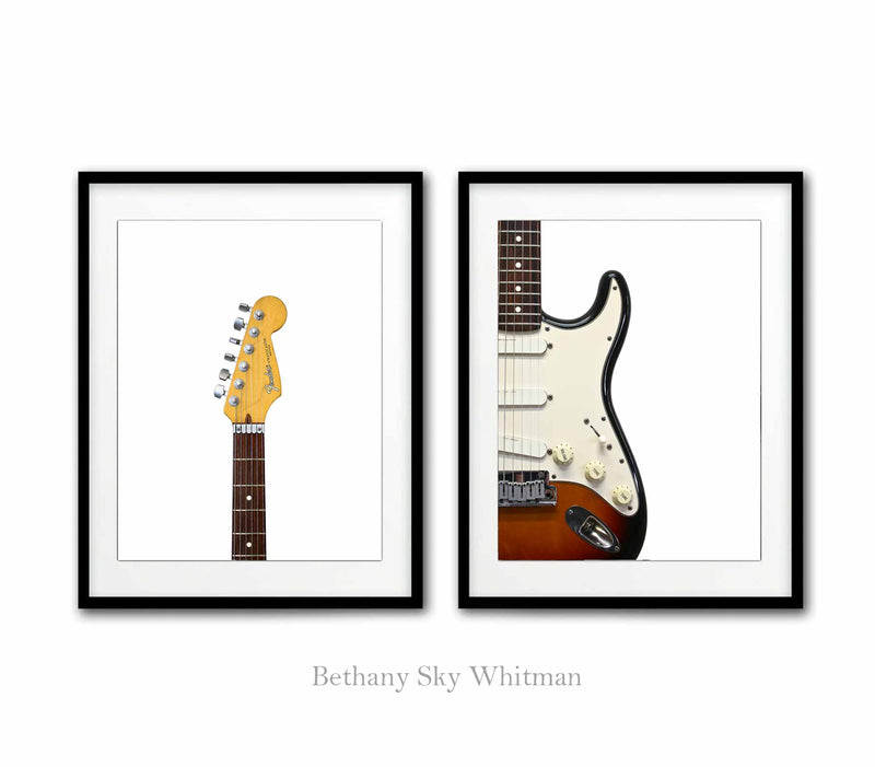 fender stratocaster prints