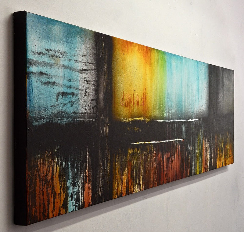 "More" 6ft Panoramic Original Abstract Painting