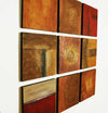 textured 9 piece abstract art paintings design
