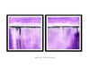 18 x 18 printable art purple instant download set of 2