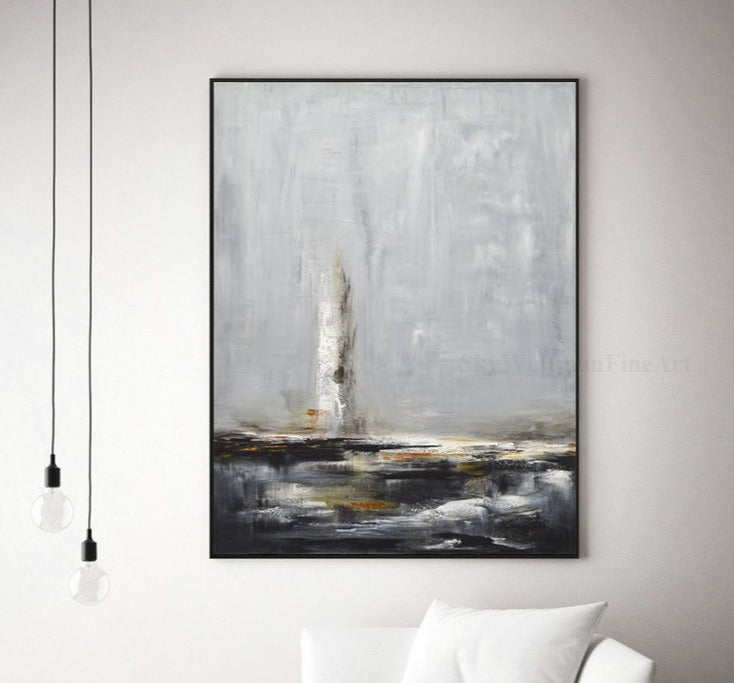 whitman fine art painting lighthouse